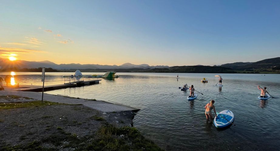 Suppen op meer Velenje Suppen op meer Velenje